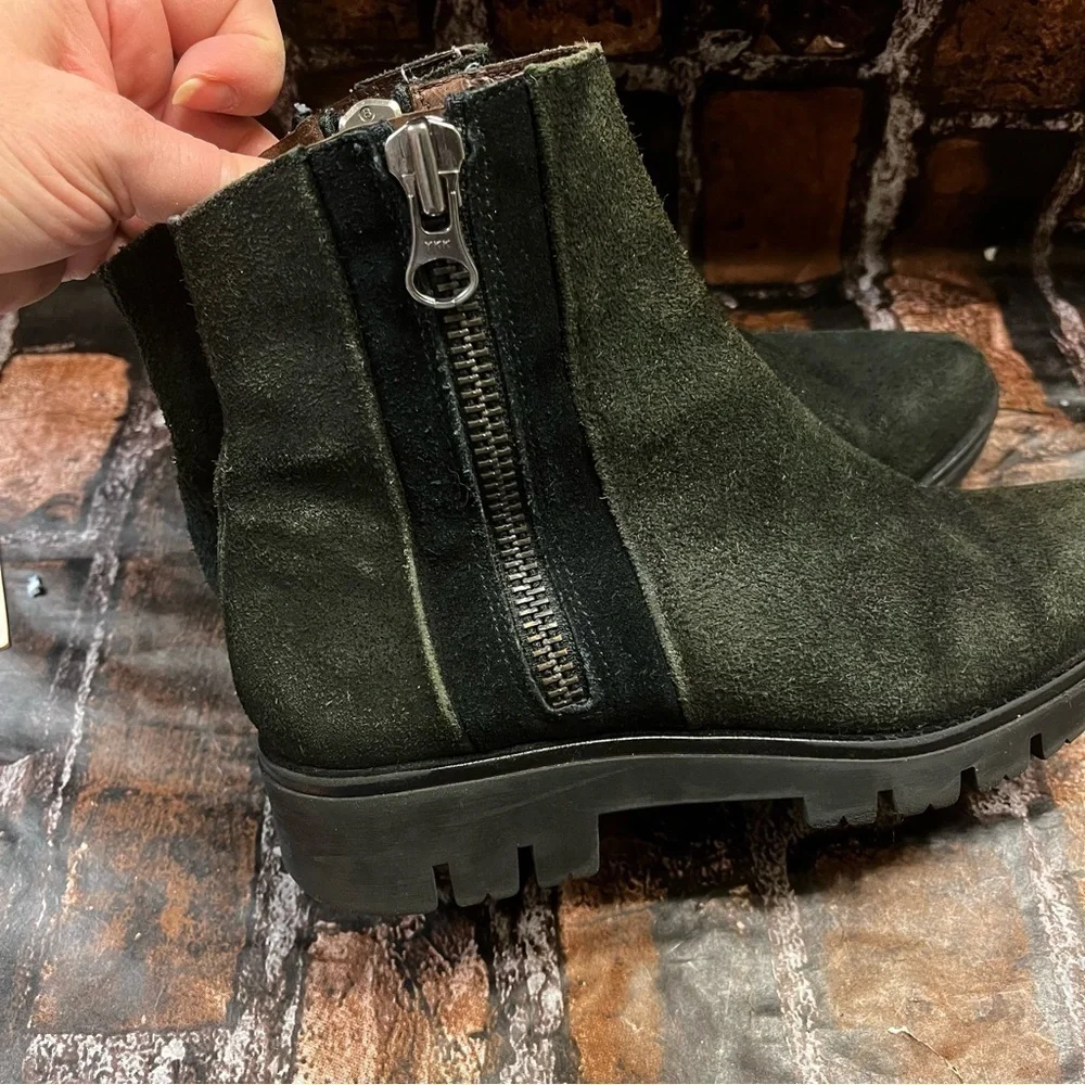 Eric Michael Ankle Boots Zip Moto Black Womens 37/ US 7